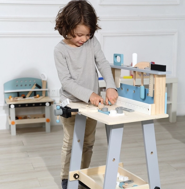 Træværksted med værktøj 32 dele Ecotoys