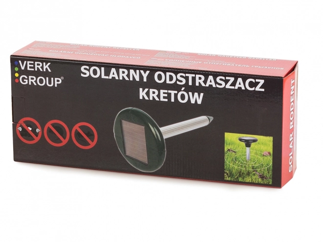 Solcelledrevet muldvarpeafviser
