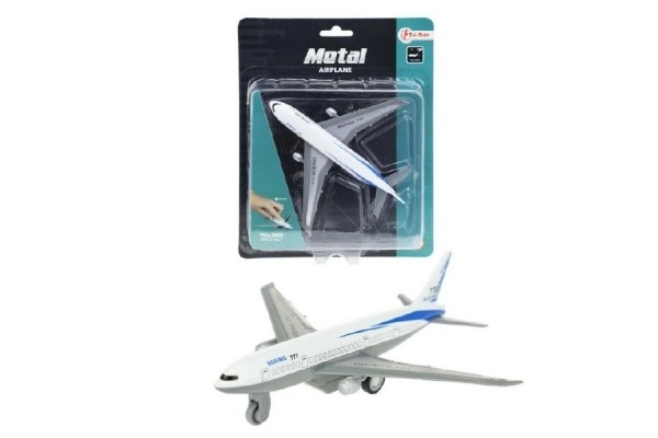 Fly metal 14cm med retro træk på kortet