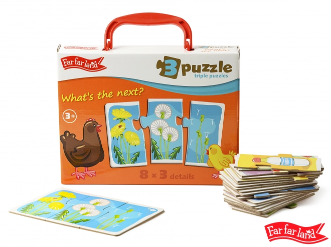 Langt Langt Land Puslespil trio 8 billeder