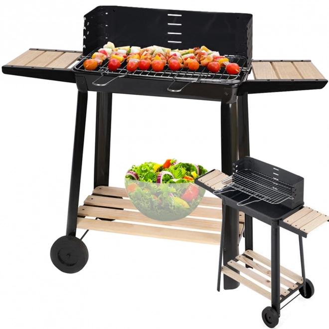 Stor havegrill til trækul