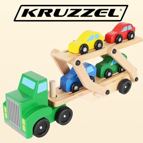 Tre6lastebil - trailer + se6t biler 22698