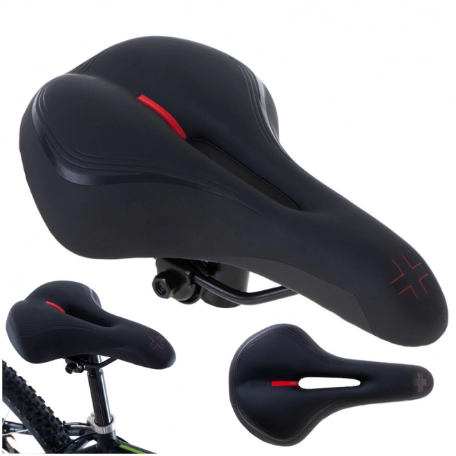 Sportsadel til cykel af komfortabelt elastisk skum
