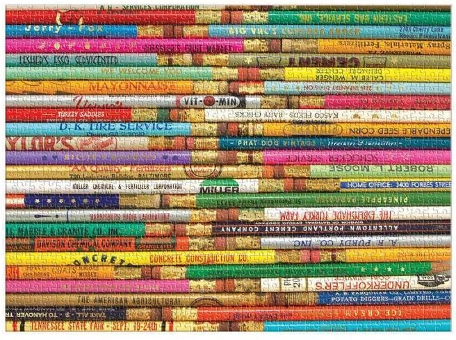 Fængslende motiv med vintageblyanter