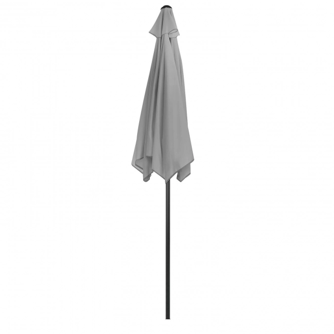 Sammenklappelig havebalkonparasol 210 cm grå