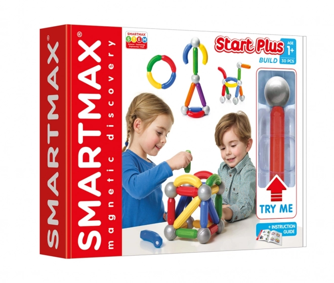 Magnetisk byggesæt SmartMax Start Plus - 30 dele