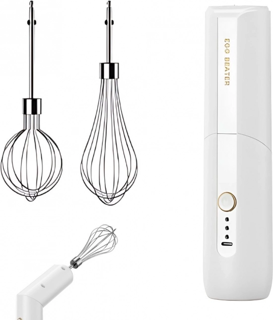 Trådløs elektrisk æggeskummer og mælkeskummer med USB-opladning