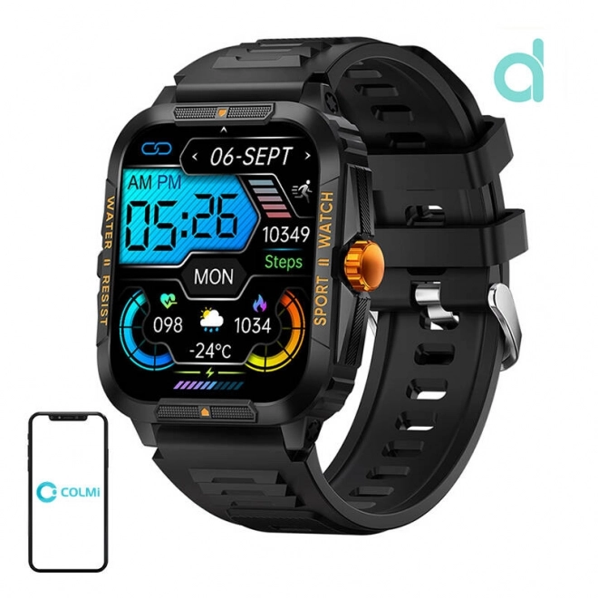 Smarte ure Colmi P76 (sort-orange)