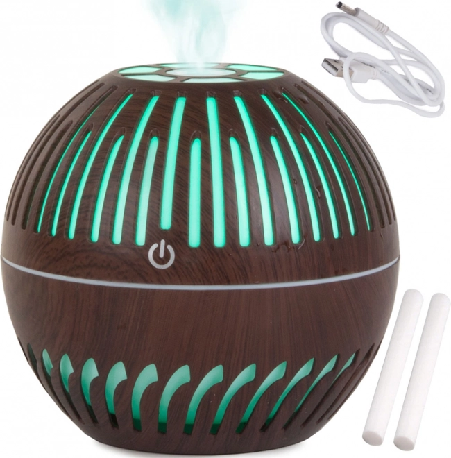 Aroma-diffuser og luftfugter med RGB LED-belysning