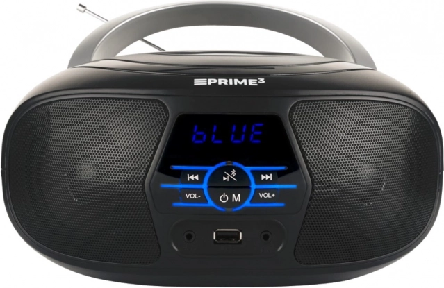 Bærbar boombox med Bluetooth, USB og FM‑radio PRIME3 nano