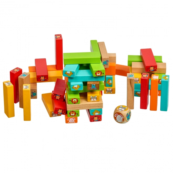 Lucy & Leo „Gæt, hvem“ - børns træspil Jenga