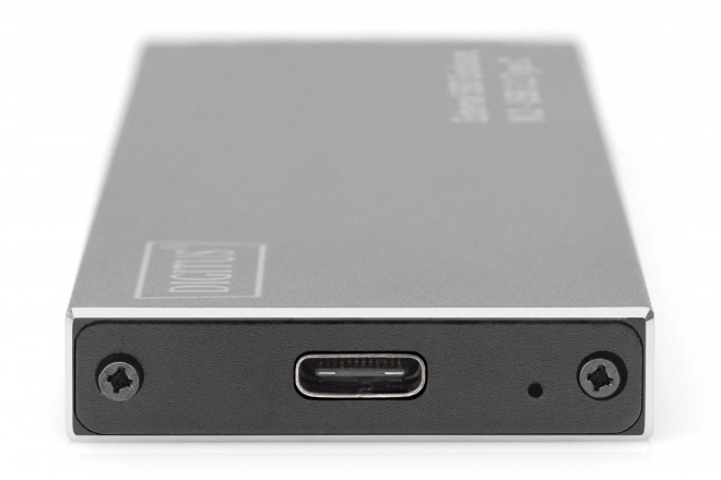 Ekstern USB Type C kabinet til M.2 SSD SATA III, aluminium