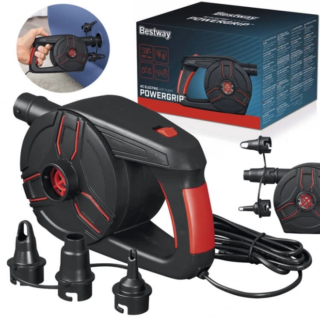 Bestway praktisk elektrisk pumpe PowerGrip 3 adaptere 62258