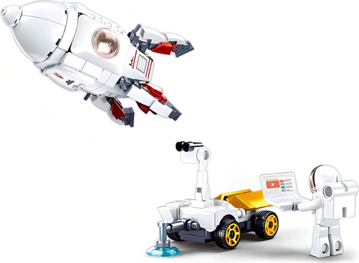 Bevægelige astronautfigurer