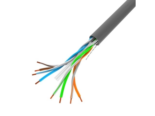 UTP LAN kabel 305m CCA grå