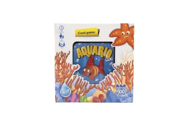 Aquario selskabsspil i metalæske 13x13x7,5 cm