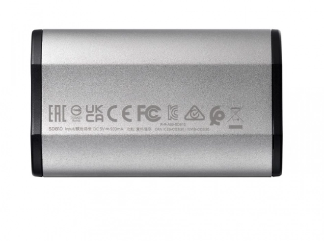 Ekstern SSD-disk ADATA SD810 500GB sølvfarvet
