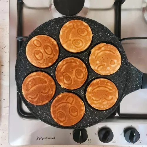 7 smileys til 7 portioner på én gang