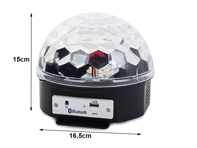 LED diskokugle USB MP3 projektor med Bluetooth og laser