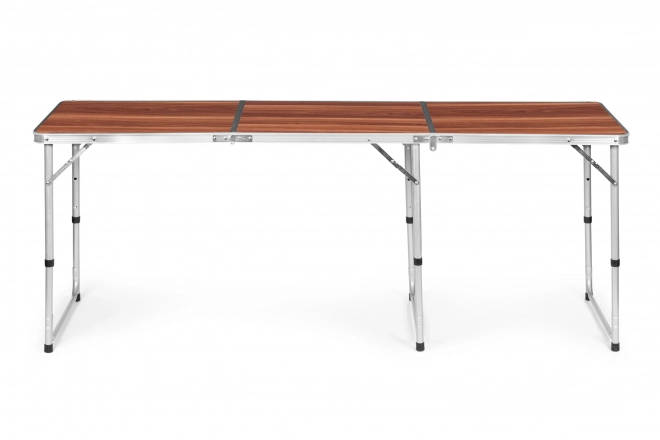 Foldbar turistbord 180 x 60 cm brun