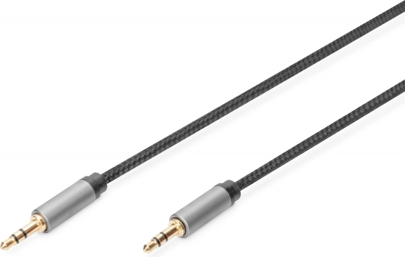 Lydkabel MiniJack 3,5 mm nylon 3 m
