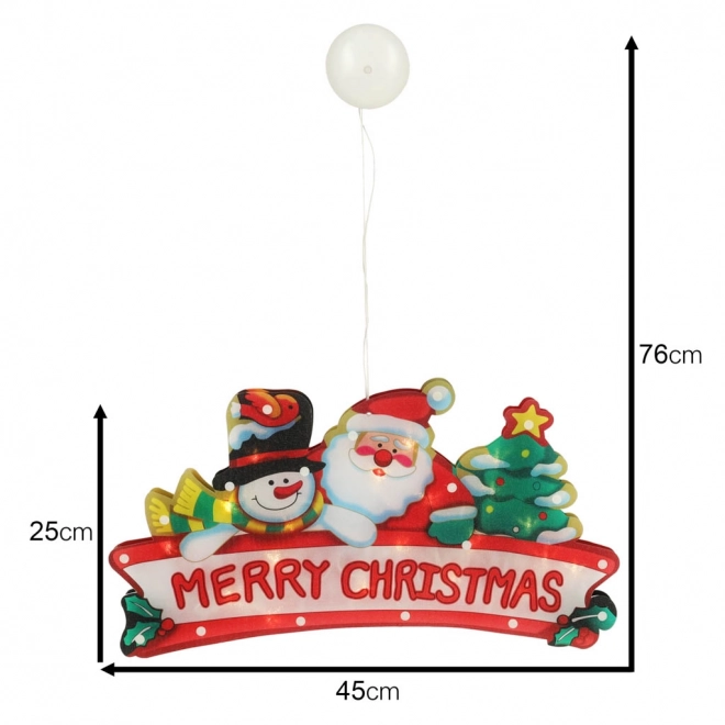 Jule LED dekoration Merry Christmas 45 cm