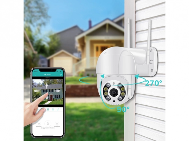 Udendørs smart WiFi-kamera Full HD med optisk zoom