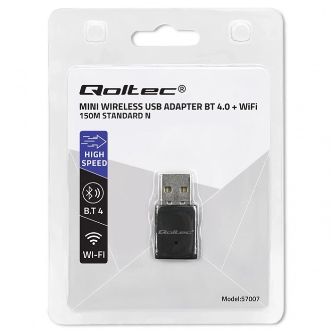 Trådløs mini adapter Wi-Fi og Bluetooth 4.0 USB