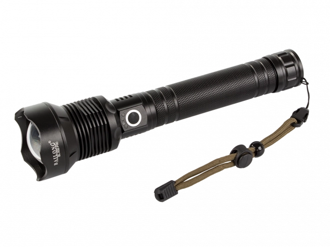 Militær taktisk lommelygte med Cree LED XHP90 Zoom Balong