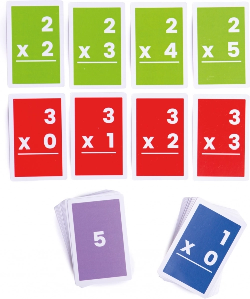 Bigjigs Toys multiplikationskort 1–6