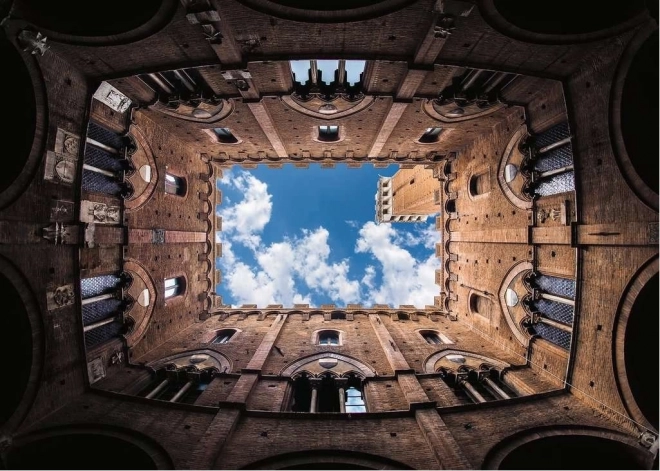 Ravensburger puslespil 1000 brikker Palazzo Pubblico, Italien