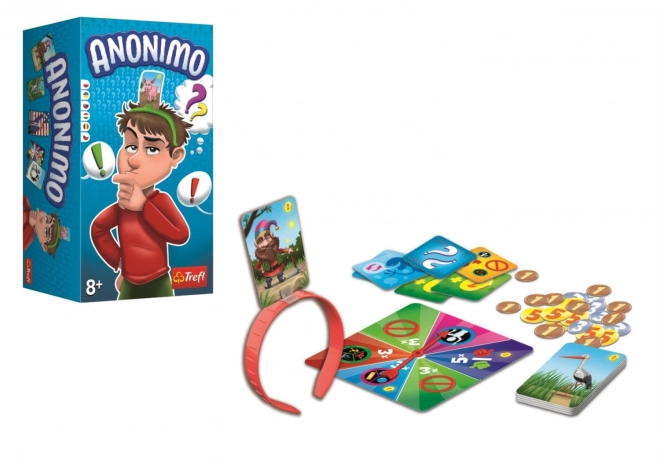 Anonimo selskabsspil i kasse 14x26x10cm