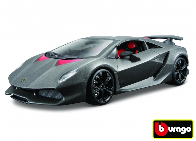 Bburago 1:24 Lamborghini Sesto Elemento Metallic Grå 18-21061