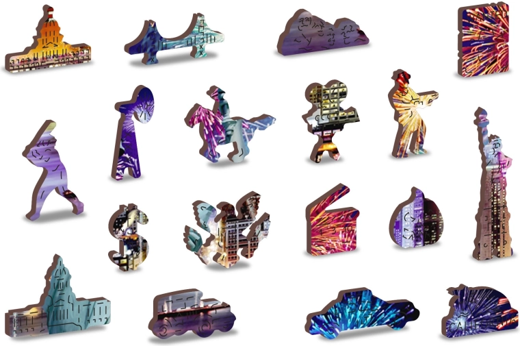 Unikt formede brikker