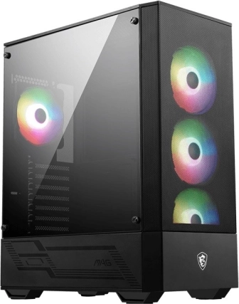Computerkabinet MAG Forge 112R med ARGB-blæsere og hærdet glas