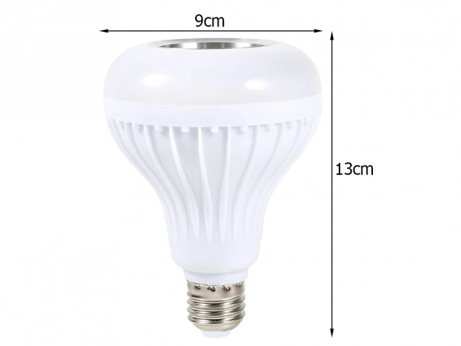 RGB LED pære med højttaler og fjernbetjening