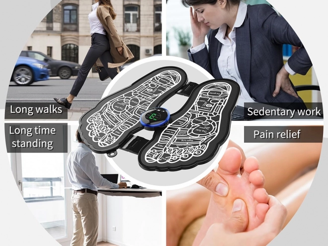 EMS Massage Måtte til Fødder for Stimulering af Blodcirkulation