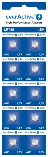 Alkaliske batterier EVERACTIVE G3 blister 10 stk