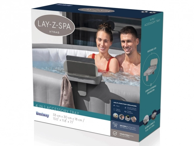 Bestway multifunktionel hylde til Lay-Z-Spa spabade