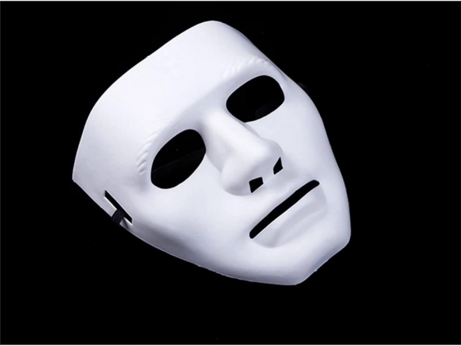 Hvid Halloween maske Myers