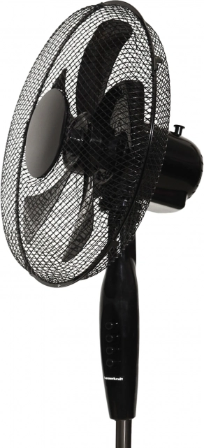 Stående gulvventilator – 3 tilstande, 5 blade, sort