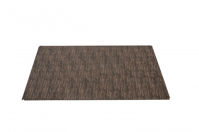 Skumunderlag til havepool 50 x 50 cm Bestway træimitat - 12 stykker