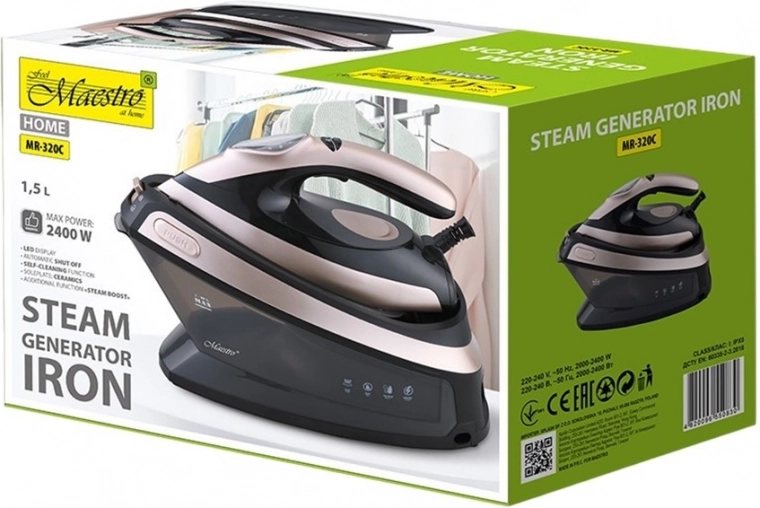 Kraftig damp og hurtig start