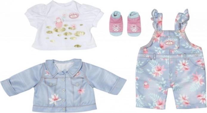 Komplet outfit til 43 cm dukke