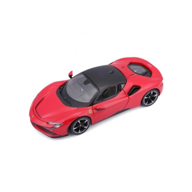 Bburago 1:24 Ferrari Top SF90 Stradale Rød