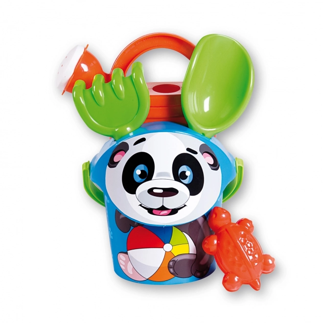 Androni Sæt til sand panda med vandkande - lille