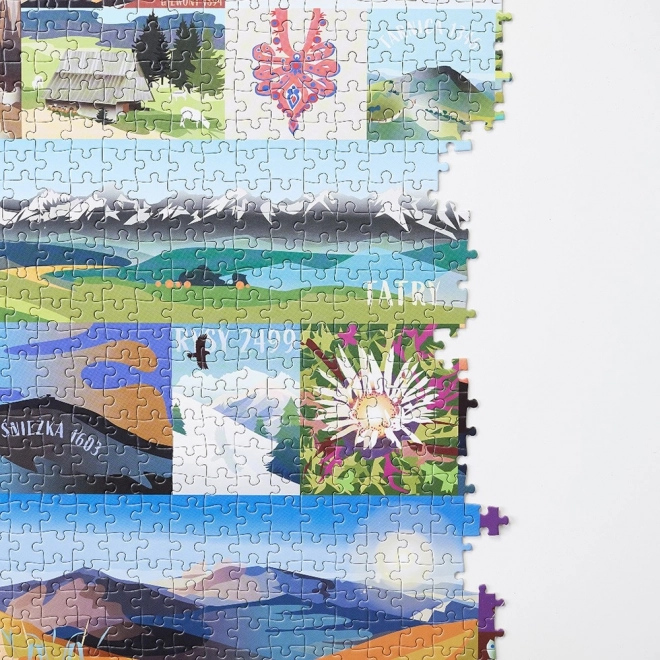 Puzzle Puzzlove Polske bjerge 1000 brikker