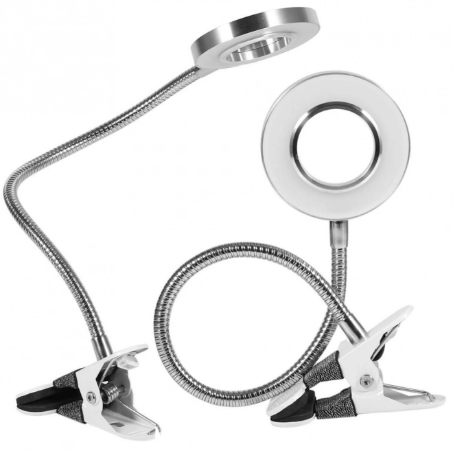 Bord kosmetisk LED lampe med klip