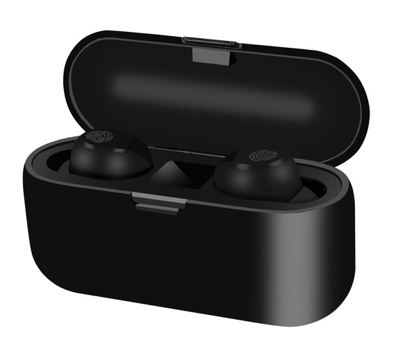 Bluetooth trådløse høretelefoner - sort + powerbank