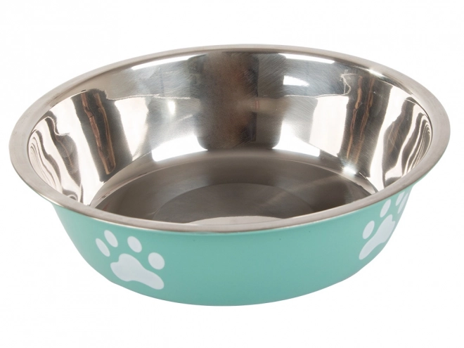 Stor metalskål til vand til hunde og katte